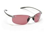 Serengeti Sunglasses Nuvola Graphite Frame with PolarMax Rose Lenses