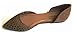 Breckelles Women's Faux Suede Pointed Toe D'orsay Flats