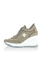 RUCO LINE Zapatillas de cuña 1802 B Tessil S (Gris)