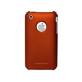 CaseCrown iPhone 3G 3GS Soft Polycarbonate Slim Fit Case - Orange