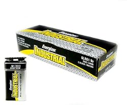 Industrial Alkaline Batteries, 9V, 12/Pack