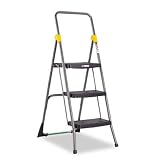 Buy Cosco 1839GGO Commercial Stool, 3-Step, Black by Cosco