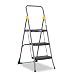 Cosco 1839GGO Commercial Stool, 3-Step, Black