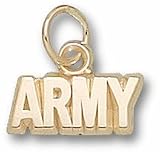 Army Black Knights 3/16 Army Charm - 10KT Gold Jewelry