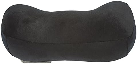 Ergonomically Designed contoured Car Neck Pillow, Cushioned Version Neck Pillow, Memory Foam Pillow, Neck Rest Pillow, Car Neck Pillow, Black (12x8x3.15)