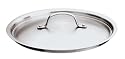 Paderno World Cuisine 9 1/2 Inch Stainless Steel Frying Pan Lid