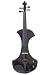 VIOLINSMART BLACK Solid Wood Advance Electric Violin crescent shape