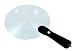 Featherweight Large Flexible Fresnel Lens 3X Handheld Magnifier with LED Light.