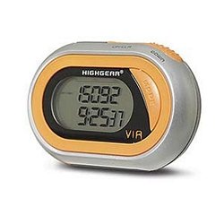 Highgear VIA Pedometer with Calorie Counter, Watch, and Chronograph