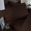 Egyptian Bedding 1000 Thread-Count, King Pillow Cases, Chocolate Stripe, Set of 2