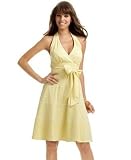 BCBG MAX AZRIA - BCBGMAXAZRIA Halter Dress with Tie Waist