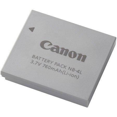 Canon NB-4L Battery Pack for the SD400, SD630, SD600, SD750, SD1000 & TX1 Digital Cameras