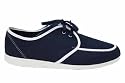 Mens Goliath Yorker Preppy Navy Trainers Shoes
