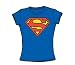 Search : Superman S Shield Juniors S/S T-shirt in Royal by DC Comics