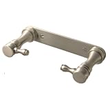 Decorative Rollerless Toilet Paper Holder Satin Chrome Free Shipping!