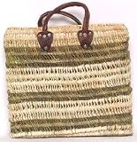 Moroccan Straw Summer Beach / Shopper / Tote Bag