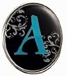 Finders Key Purse Letter A Key Chain