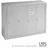 4 Door Vertical Mailbox - Surface Mounted - USPS Access