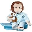 Russ Berrie Curious George In Pajamas 12" Plush