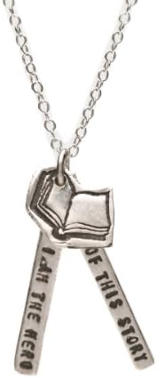 Chocolate and Steel I Am the Hero of This Story Necklace, 18"