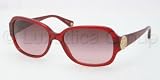 Coach HC8015 5029/ 8H L019 Allie Burgundy Plastic Sunglasses With Gold Logo Detail