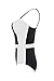 Spring Fever Women's Plus Size Color Block One-Piece Swimsuits Monokini Swimwear