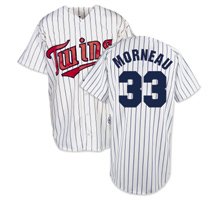 Justin Morneau Jersey: Minnesota Twins Adult Home White # 33