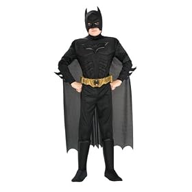 The Dark Knight Deluxe Batman Costume: Boy's Size 12-14