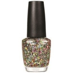 OPI Nail Lacquer, Spotlight On Glitter Chasing Rainbows, 0.5 Ounce