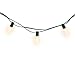 SLZ Outdoor String Lights 25ft Long with 20 E12 Dropped Sockets - Included 25 C7 LED bulbs, Outdoor and Indoor USE