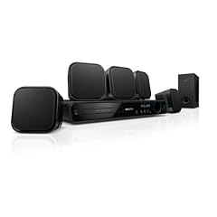 Philips HTS 3270 5.1 Heimkinosystem (HDMI, Upscaler 1080p, DivX Ultra-zertifiziert, 420 Watt, USB 2.0) schwarz