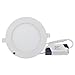 Lemonbest LED Panel Light + LED Driver , 9W Round Recessed Down Light, Warm White