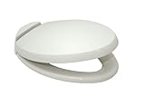 TOTO SS204-11 Contemporary SoftClose Oval Toilet Seat, Colonial White