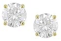 14-kt Gold 1/3ct TW Round Diamond Stud Earrings (G-H-I, SI)