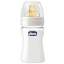 CHICCO - biberon VERRE 150ML TETINE CAOUTCHOUC FLU&hellip de CHICCO