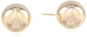 Duragold 14k Yellow Gold 8mm Ball Studs