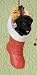 Black Labrador Retriever Bobble Head Puppy Dog Christmas Ornament