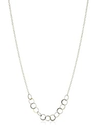 Melissa Joy Manning 14 Karat Gold Asymmetrical Circle Link Necklace