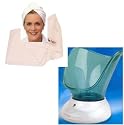 Profiles Wide Mask Facial Sauna With White Turbie Twist
