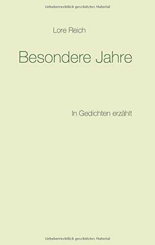 Besondere Jahre (German Edition)