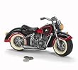 Black And Red Motorcycle Shape Piggy Bank For Saving Money And Room Decor