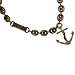 Anchor Gold Pewter Tone Chain Necklace