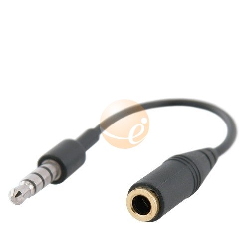 Apple iPhone 3.5mm Audio Adapter, Black for Apple iPad / iPhone / iPhone 3G 8GB / 16GB / iPod Touch Gen2 / iPod Nano Gen4 / iPod Classic 120GB