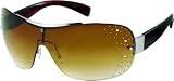 Ladies Italian Designer Sunglasses 8004 Brown