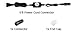6'ft Power Cord with Connector Accessories Set for 2-wire LED Rope Lights