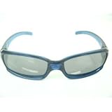 Nike GDO Box.R Sunglasses, EV0123-401, Translucent Blue Frame Grey Lenses Silver Flash by