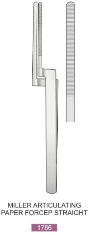 Miller Articulating Paper Forcep Straight
