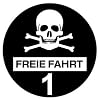 FEINSTAUBPLAKETTE FREIE FAHRT Aufkleber Autoaufkleber