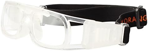Jimmy Orange Basketball Sports Goggles Glasses Adult Hard Frame Protective Safety Glasses Goggles (clear)