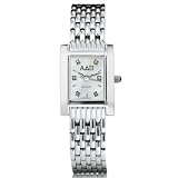 ADPi Women's Mother of Pearl Quad Watch with Diamond Dial & Bracelet